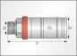 Preview: Steckkupplung Push Pull kurz M 22x1,5 mit Weichdichtung