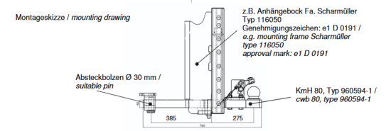 Preview: Sauermann Tragplatte K80, HS580NHK