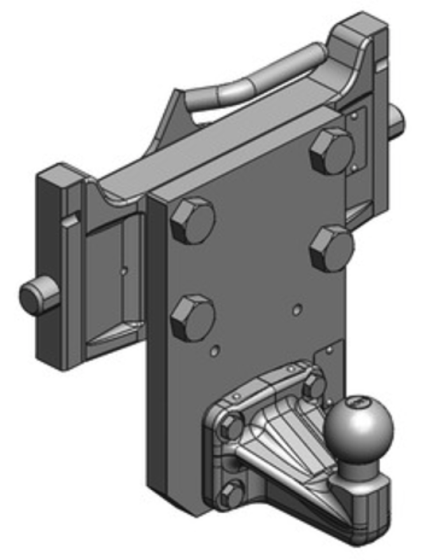 Scharmüller K 50 Kugelkupplung 330 mm lang