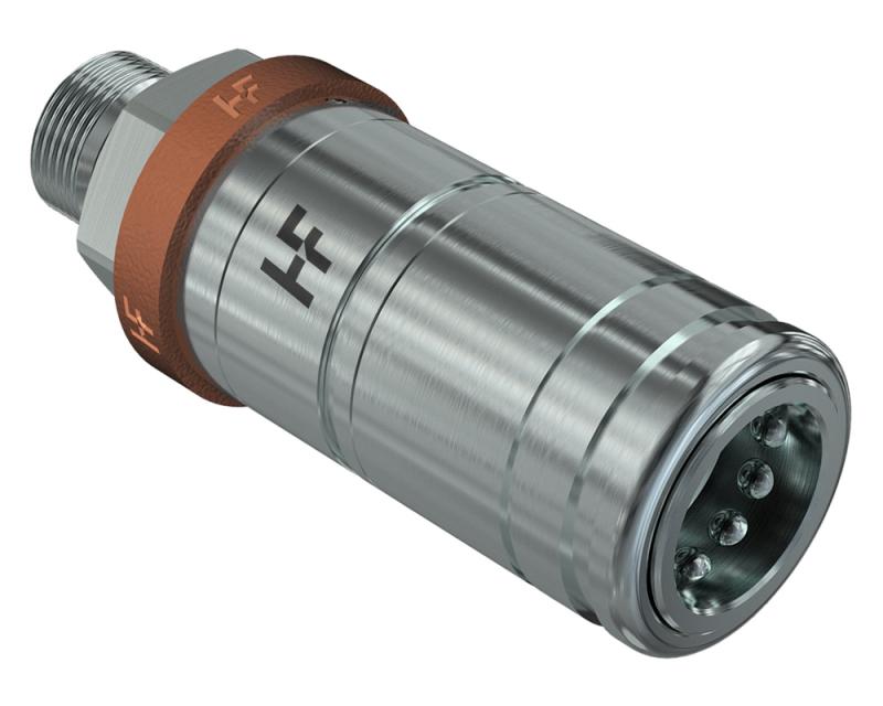 Steckkupplung Push Pull Schott zu Fendt kurze Versionen