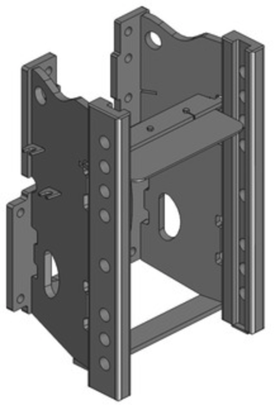 Scharmüller Anhängebock mit automatischem Zugmaul | 330 mm