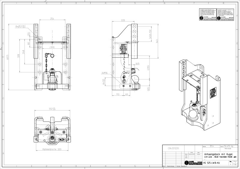 Sauermann HS 525-LWB-KU mit K80 Kugel Sauermann HS 525-LWB-KU mit K80 Kugel