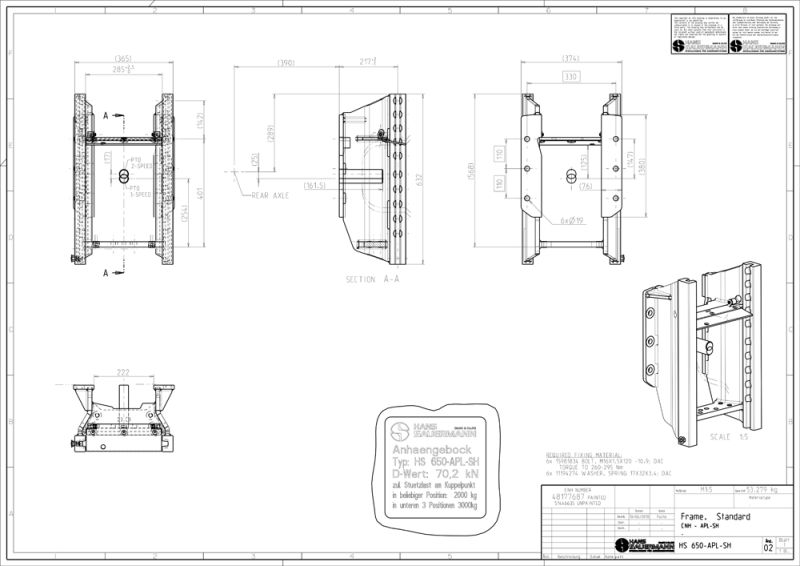 Sauermann Anhängebock HS 650 APL/ C48177687