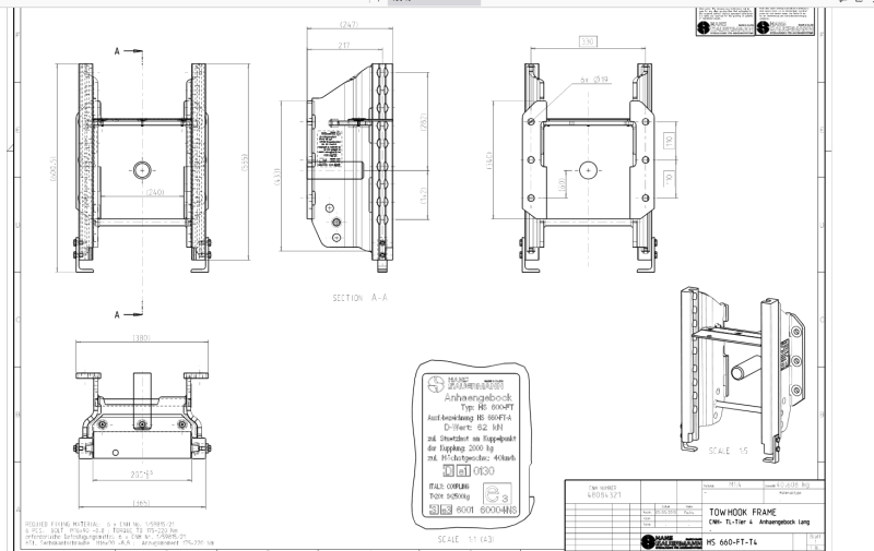 Sauermann Anhängebock HS 6