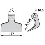 Hammerschlegel 137x40mm