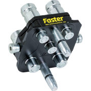 Multikuppler 2P5065 3x 1/4" + 2x 3/8" Mobilteil