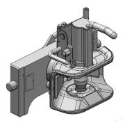Automatisches Zugmaul Scharmüller mit 38mm Bolzen
