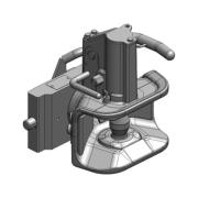 Automatisches Zugmaul Scharmüller 38er Bolzen -295 mm
