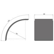 Kunststoffkotflügel FS-PP 4815 SG