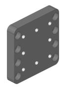 Anschraubplatte/Adapterplatte von Scharmüller