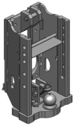 Anhängebock mit fixer K 80