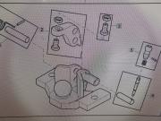 Bolzenbefestigungssatz unten John Deere AL177299