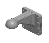 Kugelzugöse K80 Scharmüller 00.650.99.0-A02 mit Flansch