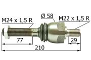 Axialgelenk zu Carraro Achse