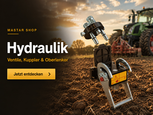 Hydraulik – Ventile, Kuppler und Oberlenker